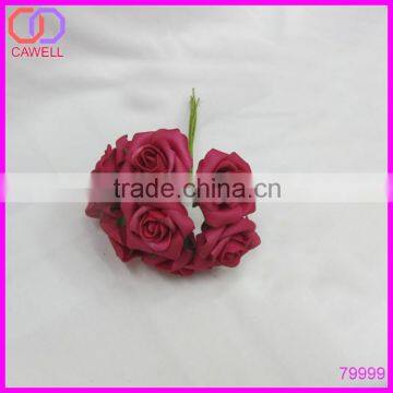 5.5cm red color diy artificial flower foam roses