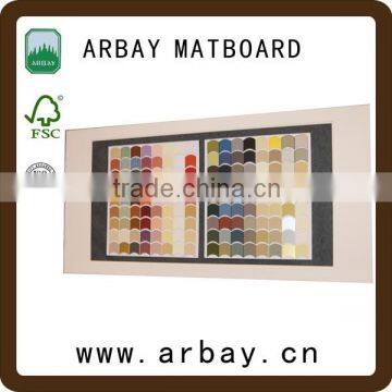 Colorful High Grade Photo Frame Matboard in Frame and Glass Frame Matboard