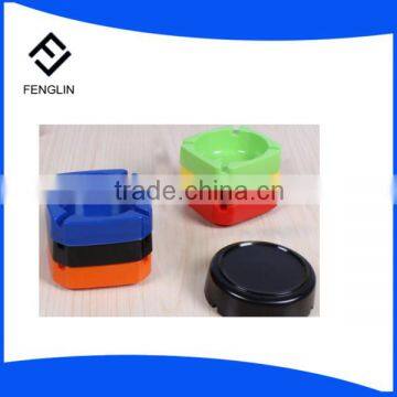 Wholesale factory cheap ashtray, square ashtray/ plastic Ashtray