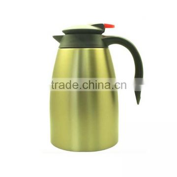 Compeitive Double wall stainless steel vacuum turkish copper coffee pot