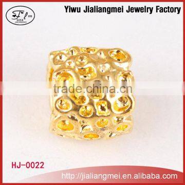 2015 Fashion vintage gold plated Charm beads for Bracelet DIY