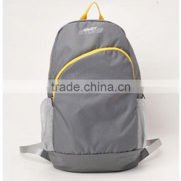 2016 fashion nylon waterproof backpack for teenage