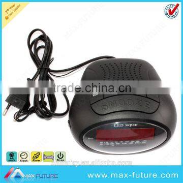 0.6 Inch LED Digital Clock Radio,Alarm Clock Radio AM/FM photo-2