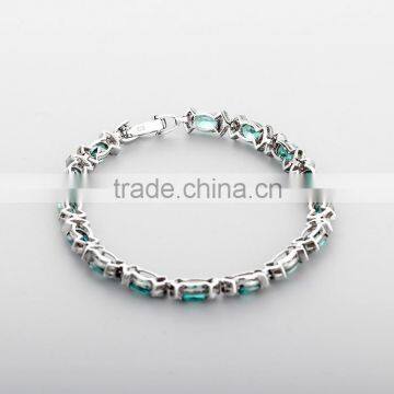 2016 Wholesale Latest Design 925 Silver Lovans Jewelry Stone Bracelet photo-3