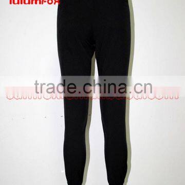 0096 OEM 97%POLYESTER 3%SPANDEX Draw String Women Mesh Stitiching Woven Running Jogger Pants