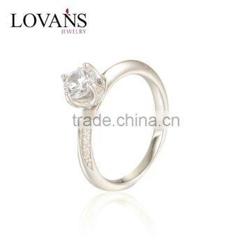 2016 New Arrival s925 Silver Wedding Diamond Rings