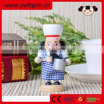 Mini wooden nutcracker promotion christmas gift