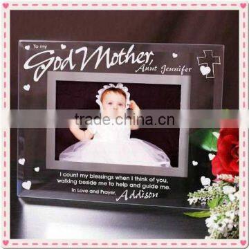 Lovely Baby Glass Picture Frame For Home Gifts