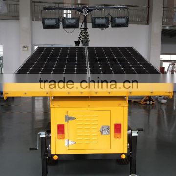 Alibaba china supplier Long warranty solar power light tower