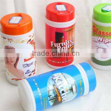 Household Cleaning Wet Wipe in Tube Canister, Tissue, Cleaning Cloth Towel, China Factory photo-6
