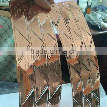 High stiffness gold cardboard/cake board foil paper/gold paperboard