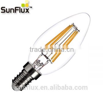 3.5w C35 filament led canble bulb e14 with CRI >90