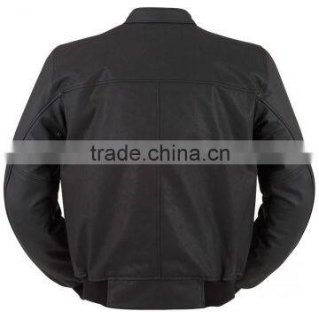 Motorbike Casual Wear Leather Jackets With Bomber Design / PW-JK-357