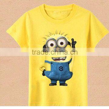 Hot New 2016 Cartoon Baby T shirts Anime Figure Despicable Minions Clothes Costume Child Clothing Girls T- shirts Free Shipping