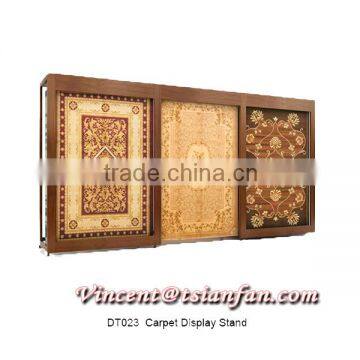 Triple Junction push-pull carpet display stand/ display rack/ Triple Junction carpet display stand/ rug display stand -DT023