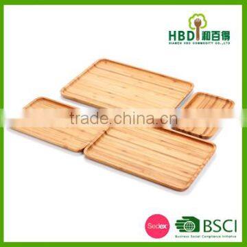 China suppliers bamboo wooden food plate,home decoration rectangle dinner plate,hotel used dinner plates wholesale