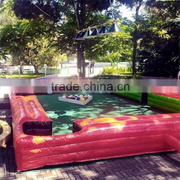 Good quality fashion fancy inflatable snookball table for sale