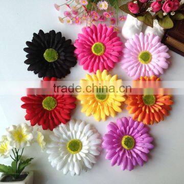 4inch Gerbera Diasy Hair Flower Sun Flower Silk Fabric Flower