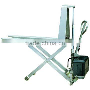 Stainless Steel Hydraulic High Lift Scissor Truck