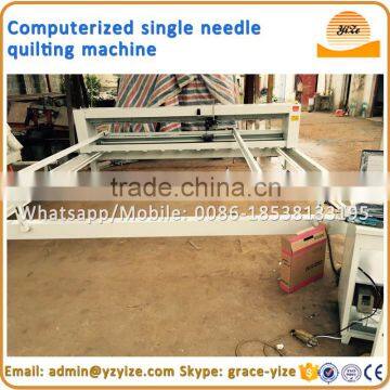 Computerized single head mattress quilting machine/ single needle quilter