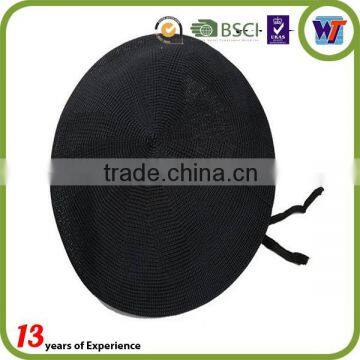 Summer Fashion Style Beret Caps Black Mesh Eyelet Ladies Beret Hat photo-5