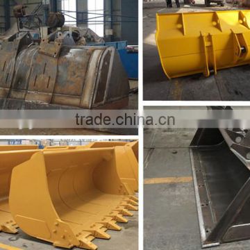 Customized WA470 Wheel Loader Standard/Rock/Bigger/Strengthened bucket,3.3/3.9M3 Wearable Bucket for sale