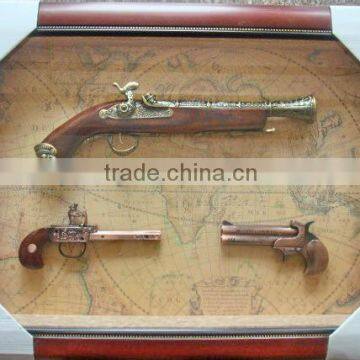 handcrafts of gun painting for hanging decoration