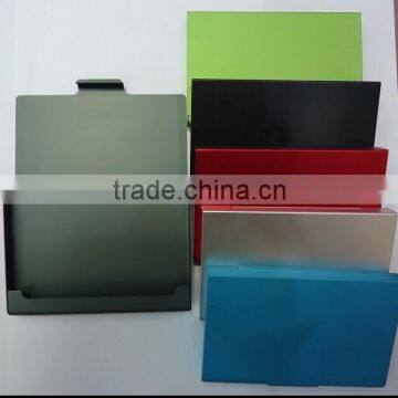 2015 hot sale promotion gift aluminum name card holder