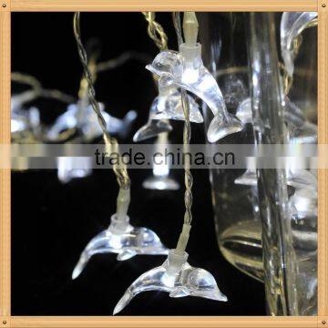 CE,ROHS,UL certificate home decoration,party,office,hotel led dolphin string/fairy/chain/garland light