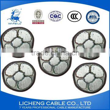 3*240+2*120mm2- China cable manufacturer Aluminum 5 core XLPE Insulated PVC Sheathed construction Power Cable-YJLV