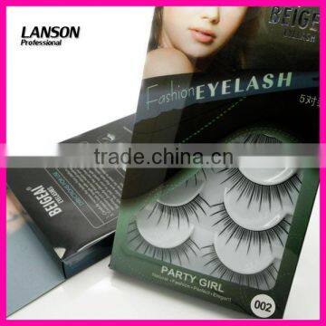 hot sale!!! 5 pairs hang package false eyelashes 002#