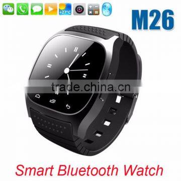 M26 Bluetooth Smart Wrist Watch Phone , Media Control/Hands-Free Calls/Pedometer/Anti-lost for IOS Android IPhone Samsung LG photo-2
