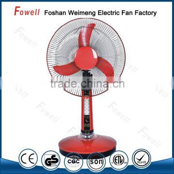 Low Cost High Quality Hot Sell 16'' Cheap Rechargeable Table Fan