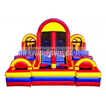 Inflatable Giant Obstacle Fun City/Moonwalk Inflatables/Jumping castle with slide