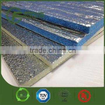 Roof and Attic Thermal Insulation Material Double Sided Embossed Aluminum Foil XPE Foam