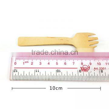 Disposable High Quality Small Wooden Spoon and Fork photo-3