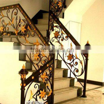 balustrade / outdoor stair rail/ interior wrought iron stair railings