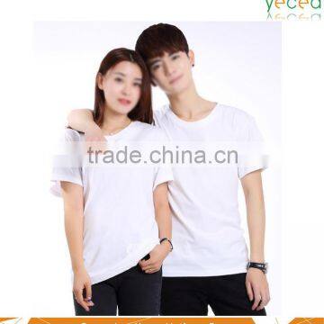 100 cotton fabric for printing couple t-shirt