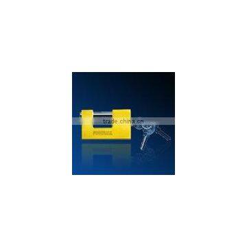 RECTANGLE-TYPE BRASS PADLOCK
