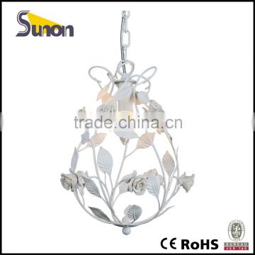 Simple European style ceramic flower delicate chandelier light /chandelier online