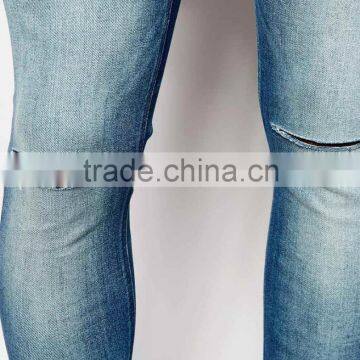 Men Brand Jeans Super Skinny Fit Distressed Denim Man Jeans Pant With Rip Knee Blue Country Jeans Price for Jeans(LOTA047) photo-5
