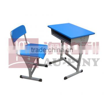 Adjustable Single Student Desk & Chair,Student Desk and Chair,School Furniture,Student Table and Chair