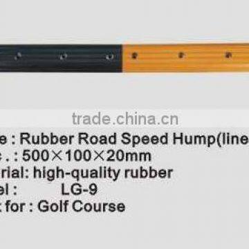 rubber road warning speed breaker