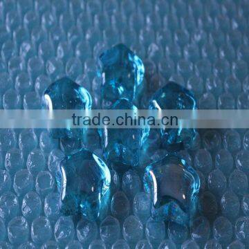 Star Shape Glass Stones,sea Blue Glass Stones photo-2