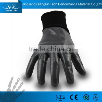 QL Fully nitrile coated Industrial Nitrile Glove for protecting hands