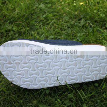 Summer Leather Buckle Cork Outsole Wear-resisting Ladies Fancy Sandal photo-5