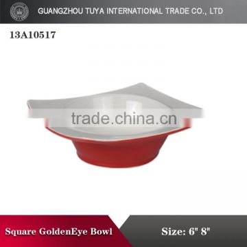 Wholesale colorful glazed ice cream bowl