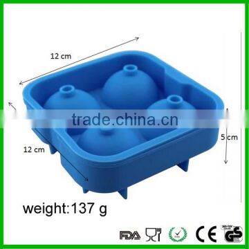 Round/ball Silicone Ice Tray Reusable Ice Cubes For Drinks