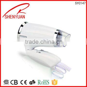 Popular Mini DC motor travel Household hair dryer familar drying hair made in china