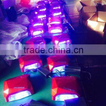 18W Diamond Led Ccfl Nail Lamp + UV Lamp Nail Dryer Light Gel Polish Cure Manicure photo-6